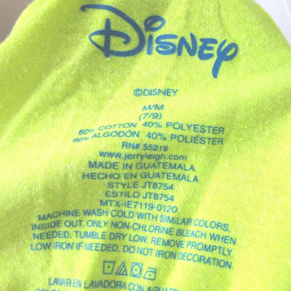 Disney Parks Neon Yellow Tshirt Disneyland Disney World Get ahead Womens size M - Picture 6 of 6